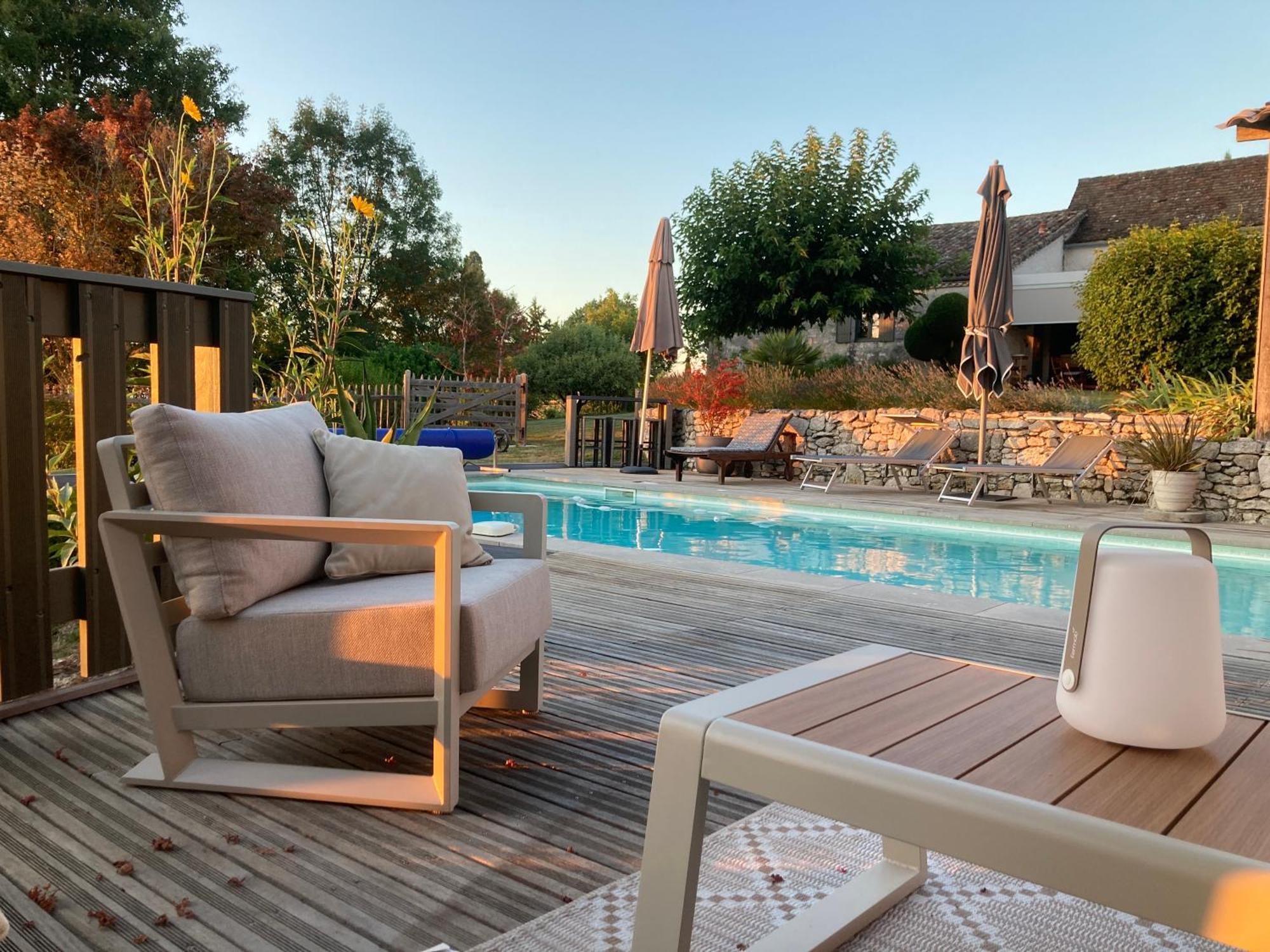 La Ferme Buissonniere Bed & Breakfast Bardou Exterior photo